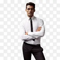 帅气的商务白衬衫精英-空若网 帅气的商务白衬衫精英-空若网