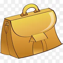 手绘棕色可爱钱包-空若网 手绘棕色可爱钱包-空若网