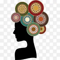 创意人物发型-空若网 创意人物发型-空若网