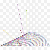 手绘彩色线条圈圈-空若网 手绘彩色线条圈圈-空若网