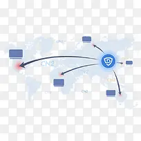 货币科技全球化插画-空若网 货币科技全球化插画-空若网