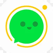 橙色圆环绿色表情-空若网 橙色圆环绿色表情-空若网