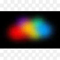 彩色圆环黑色背景-空若网 彩色圆环黑色背景-空若网