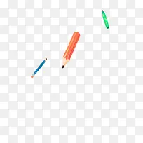 彩色飞舞的铅笔-空若网 彩色飞舞的铅笔-空若网