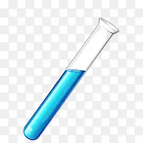 蓝色科学实验试管-空若网 蓝色科学实验试管-空若网