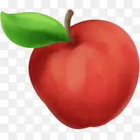 手绘素材绿色食物苹果-空若网 手绘素材绿色食物苹果-空若网