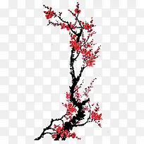水墨 梅花 梅花树-空若网 水墨 梅花 梅花树-空若网