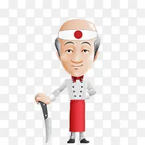 卡通厨师-空若网 卡通厨师-空若网