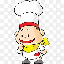 卡通手绘厨师-空若网 卡通手绘厨师-空若网
