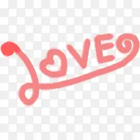 红色卡通爱情字母-空若网 红色卡通爱情字母-空若网