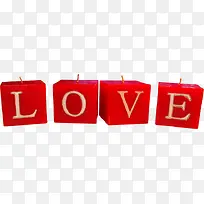 爱情红色立体字母-空若网 爱情红色立体字母-空若网