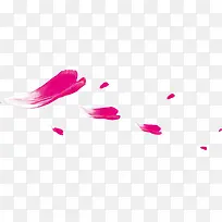 飞舞玫粉爱心花瓣-空若网 飞舞玫粉爱心花瓣-空若网