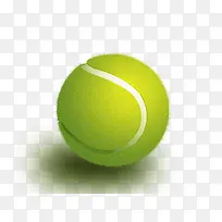 手绘卡通绿色网球素材-空若网 手绘卡通绿色网球素材-空若网