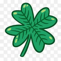 手绘四叶草-空若网 手绘四叶草-空若网