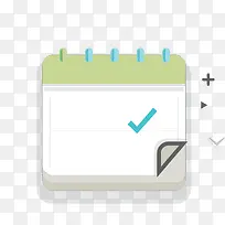 矢量扁平化日历素材-空若网 矢量扁平化日历素材-空若网