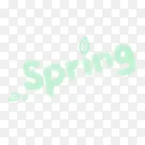 spring字体设计-空若网 spring字体设计-空若网