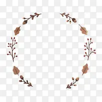 矢量树叶边框-空若网 矢量树叶边框-空若网