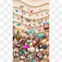 彩色贝壳漂亮大屏-空若网 彩色贝壳漂亮大屏-空若网