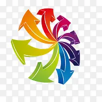 彩色箭头-空若网 彩色箭头-空若网