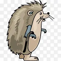 可爱卡通刺猬模型-空若网 可爱卡通刺猬模型-空若网