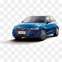 奥迪蓝色汽车A3-空若网 奥迪蓝色汽车A3-空若网