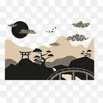 矢量中国风插画-空若网 矢量中国风插画-空若网