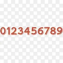 霓虹灯数字-空若网 霓虹灯数字-空若网