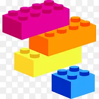 彩色塑料积木-空若网 彩色塑料积木-空若网