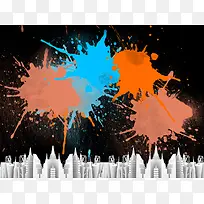 墨迹背景-空若网 墨迹背景-空若网