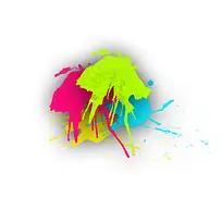 彩色墨迹背景-空若网 彩色墨迹背景-空若网