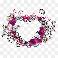 爱心情侣相框-空若网 爱心情侣相框-空若网