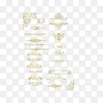 金色边框设计元素-空若网 金色边框设计元素-空若网