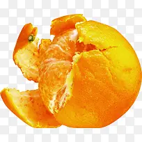 新鲜桔子水果剥开-空若网 新鲜桔子水果剥开-空若网