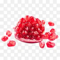 剥开红石榴新鲜水果-空若网 剥开红石榴新鲜水果-空若网