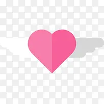 情人节心形翅膀-空若网 情人节心形翅膀-空若网