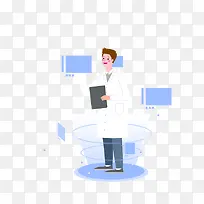 矢量医师素材-空若网 矢量医师素材-空若网