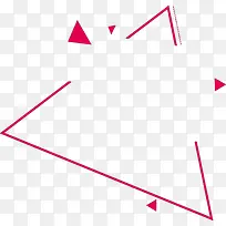 粉色几何三角形设计-空若网 粉色几何三角形设计-空若网