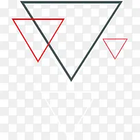 抽象手绘科技三角形装饰-空若网 抽象手绘科技三角形装饰-空若网