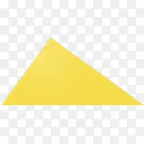 手绘黄色的三角形形状-空若网 手绘黄色的三角形形状-空若网