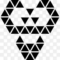 多边形的外星人图标-空若网 多边形的外星人图标-空若网