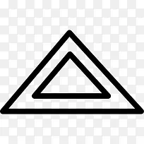 三角形的形状轮廓图标-空若网 三角形的形状轮廓图标-空若网