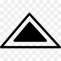 三角形的形状轮廓图标-空若网 三角形的形状轮廓图标-空若网