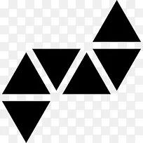 多边形的协同形状图标-空若网 多边形的协同形状图标-空若网