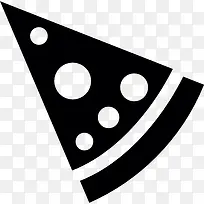 三角形的比萨图标-空若网 三角形的比萨图标-空若网