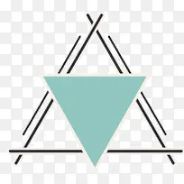 蓝色三角形黑色三角形-空若网 蓝色三角形黑色三角形-空若网