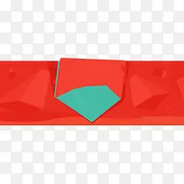 红色三角形电商海报-空若网 红色三角形电商海报-空若网