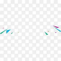 蓝色三角形漂浮海报-空若网 蓝色三角形漂浮海报-空若网