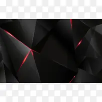 黑红色三角形海报-空若网 黑红色三角形海报-空若网