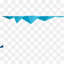 蓝色三角形海报几何-空若网 蓝色三角形海报几何-空若网