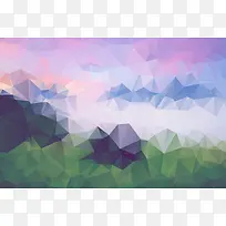 绿粉色三角形渐变壁纸-空若网 绿粉色三角形渐变壁纸-空若网